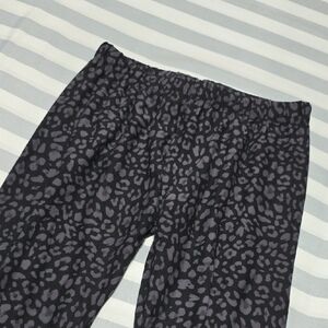 SWEETLEGS Black Leopard Print Leggings